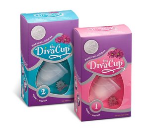 Two versions of the Diva Cup